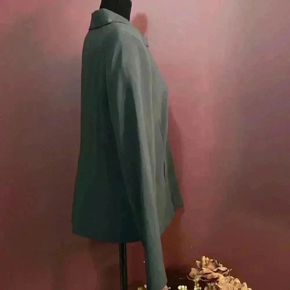 George Stretch NWT Women’s 12 Black Full Zip Up Blazer - Picture 5 of 9